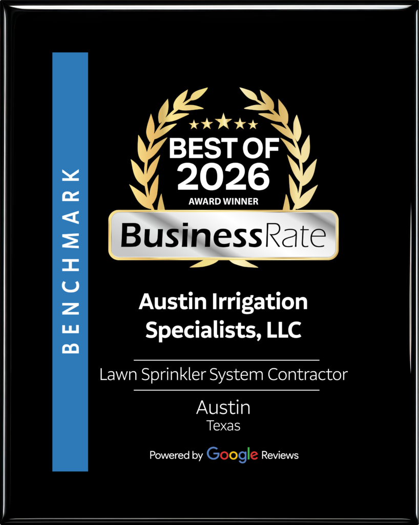 Austin Irrigation Specialists wins Best Lawn Sprinkler System Contractor